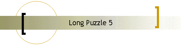 Long Puzzle 5