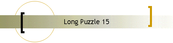 Long Puzzle 15