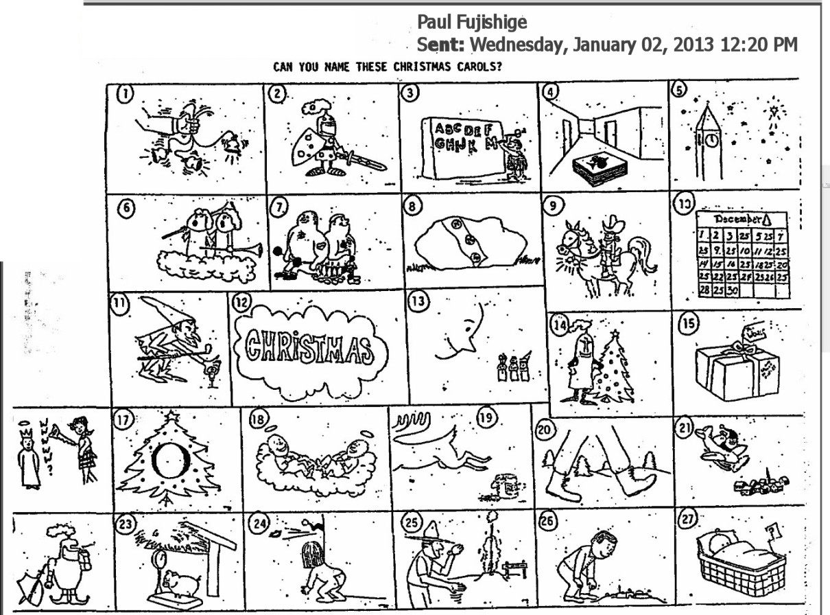 The Original Puzzle  Christmas song games, Christmas picture quiz,  Christmas worksheets