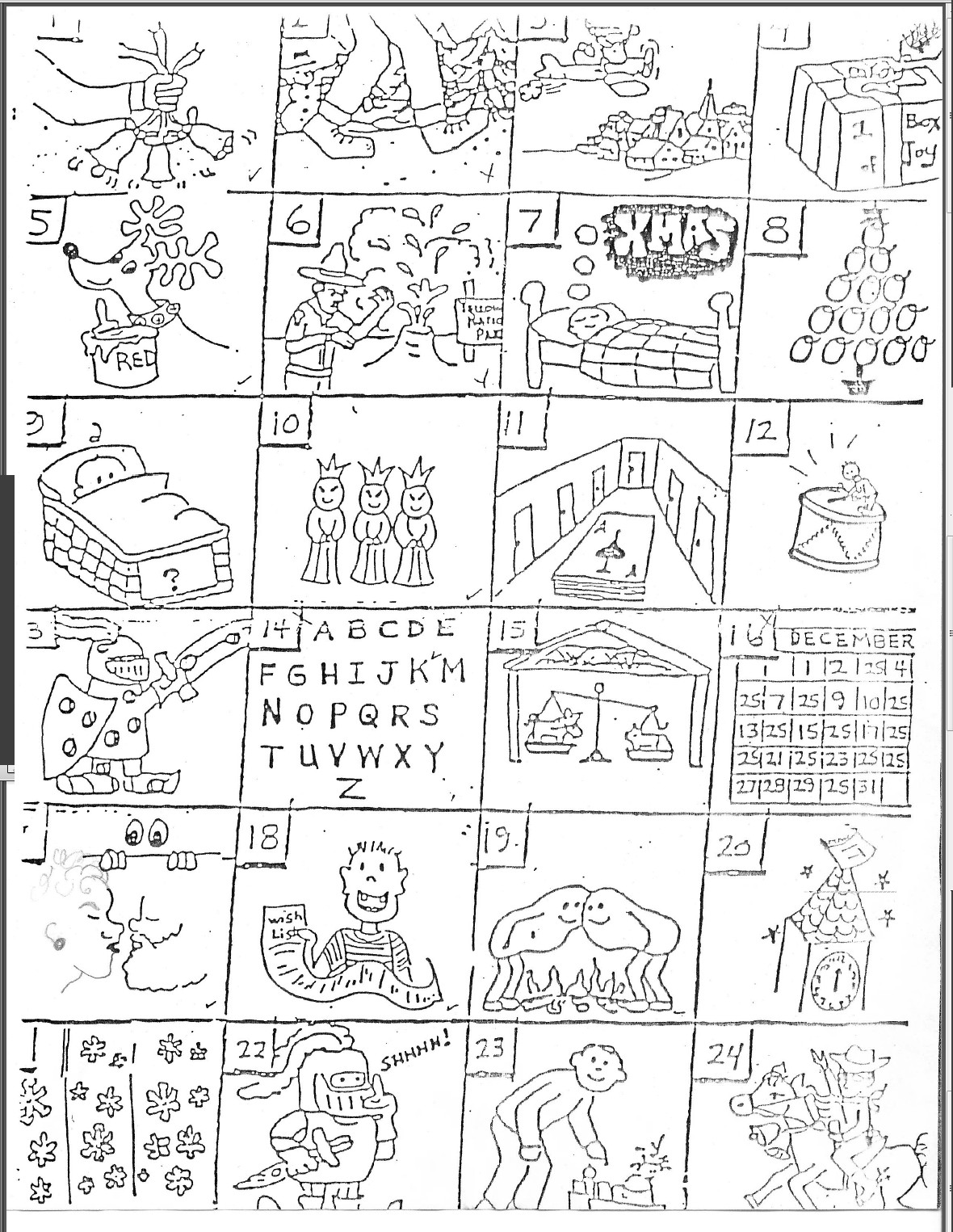 Christmas Carol Puzzles – The Button-Down Mind