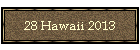 28 Hawaii 2013